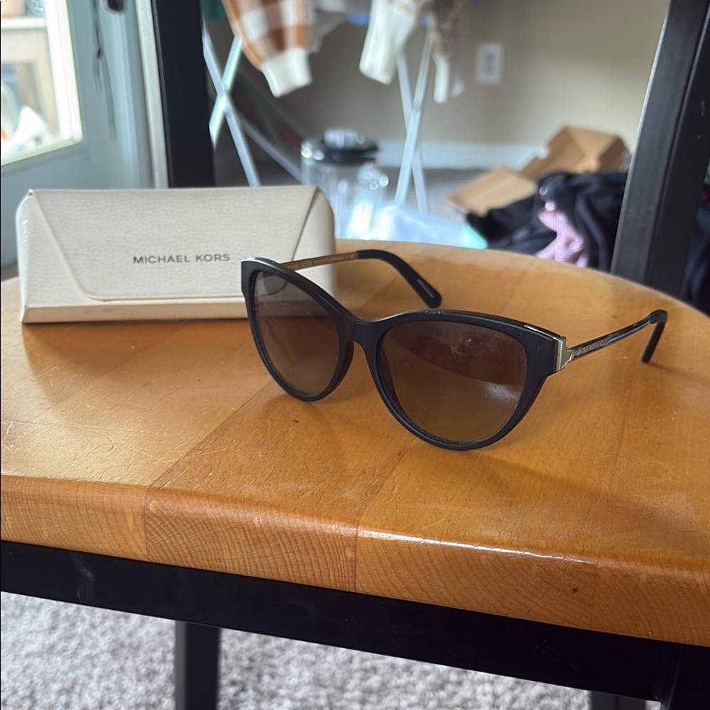 Michael Kors Black Cat-Eye Sunglasses